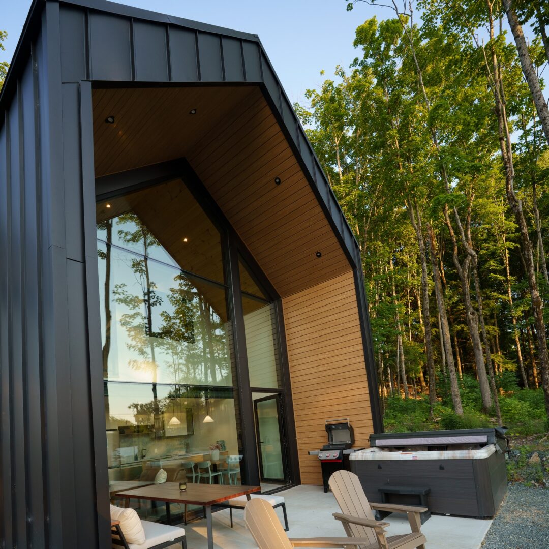 Spa privé pour chaque chalet